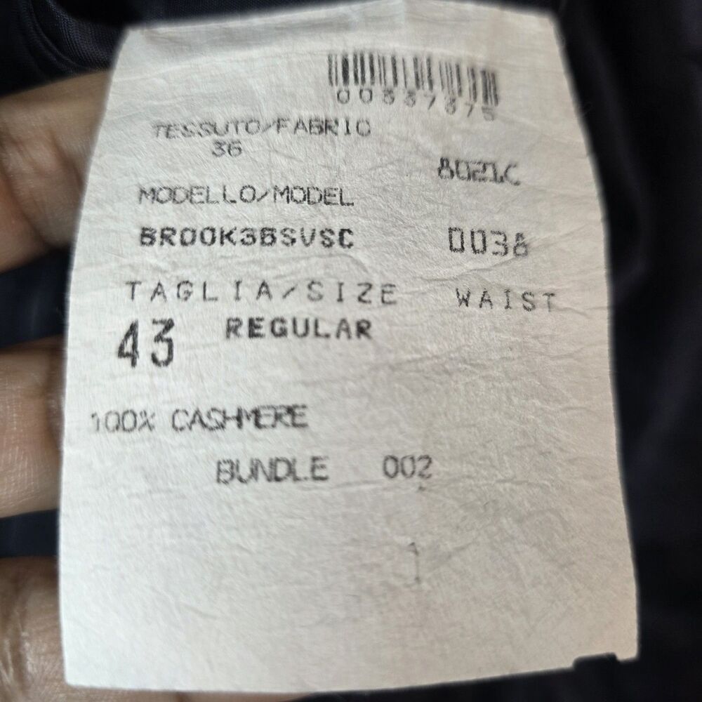 Brooks Brothers 100% Cashmere Blazer 43R Blue Sport Coat Jacket Made in USA - Picture 5 of 14